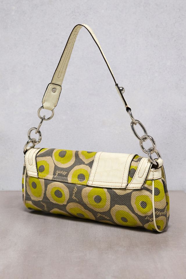 Urban Renewal One-Of-A-Kind Guess Green Floral Bag #2