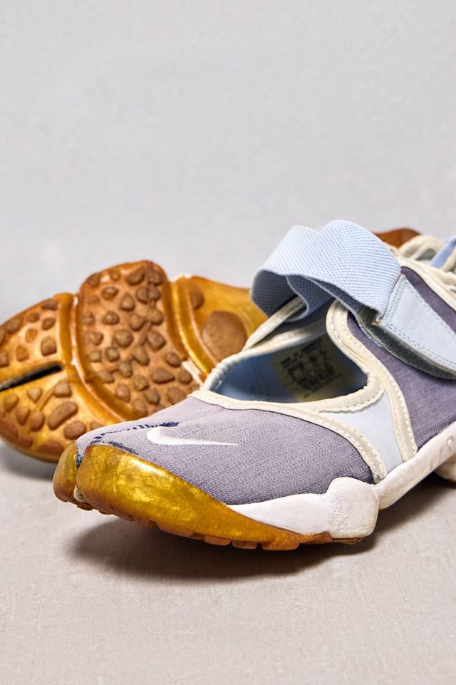 Urban Renewal One-Of-A-Kind Nike Air Rift Denim Trainers #1