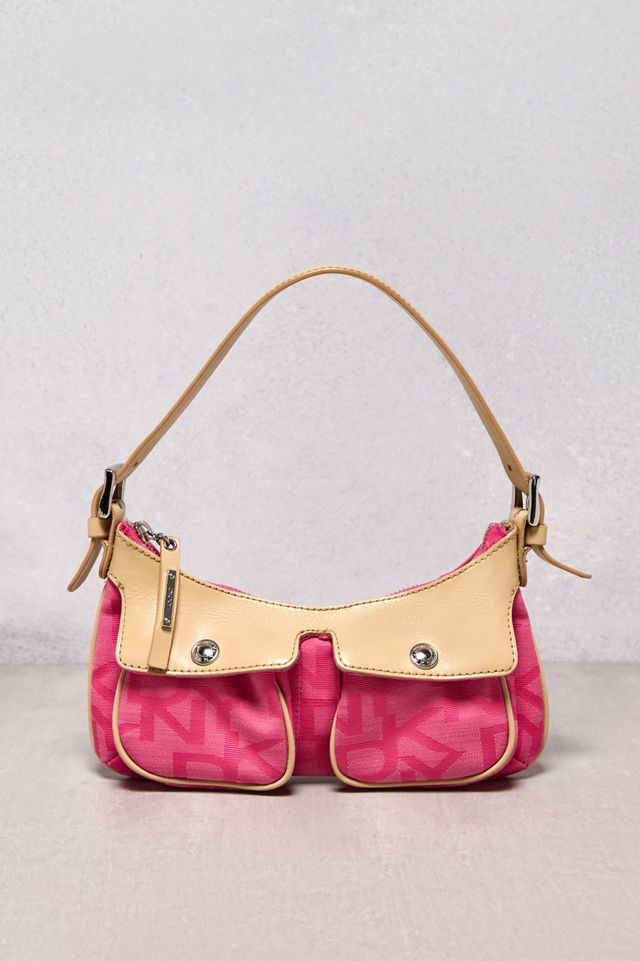 Urban Renewal One-Of-A-Kind DKNY Pink Monogram Bag