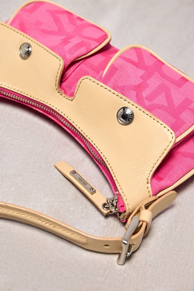 Urban Renewal One-Of-A-Kind DKNY Pink Monogram Bag #1