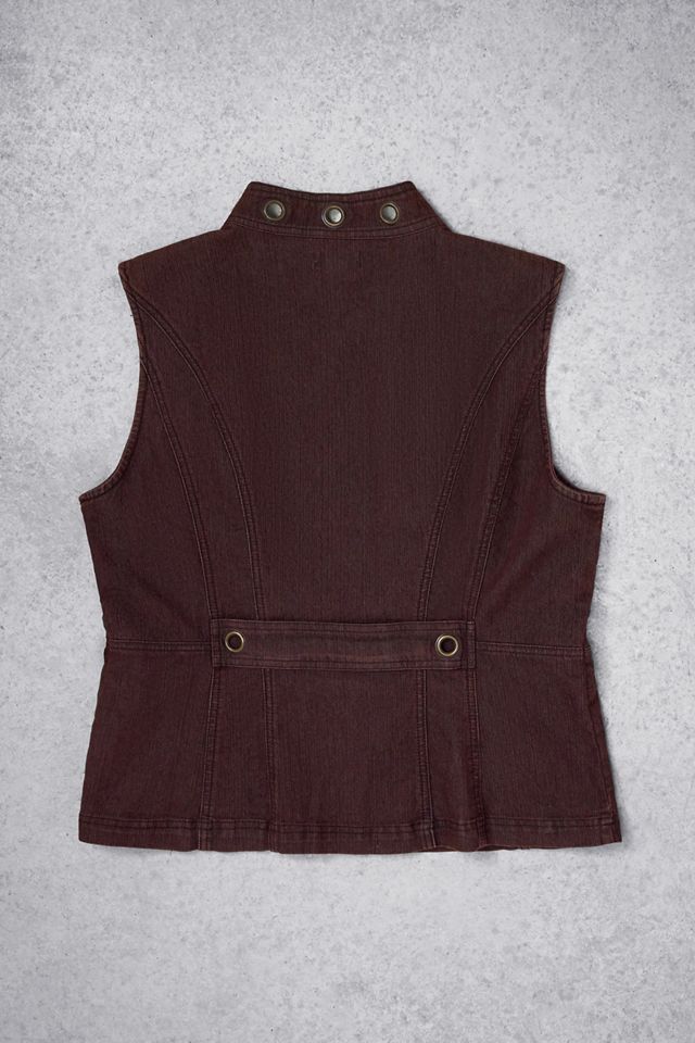 Urban Renewal One-Of-A-Kind Christopher & Banks Brown Vest #4