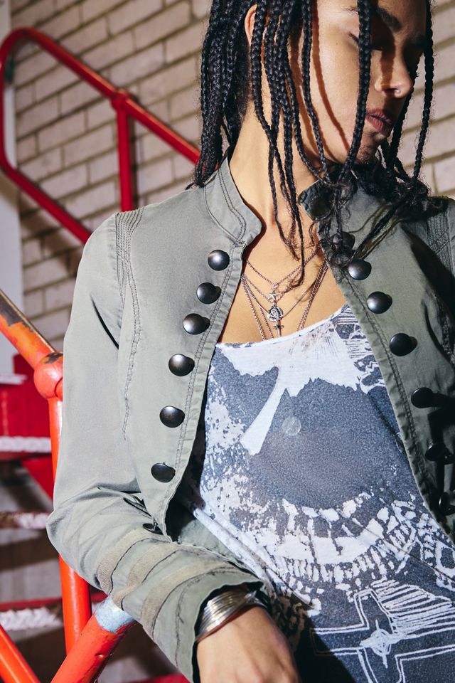 Urban Renewal One-Of-A-Kind Casual Khaki Jacket #1