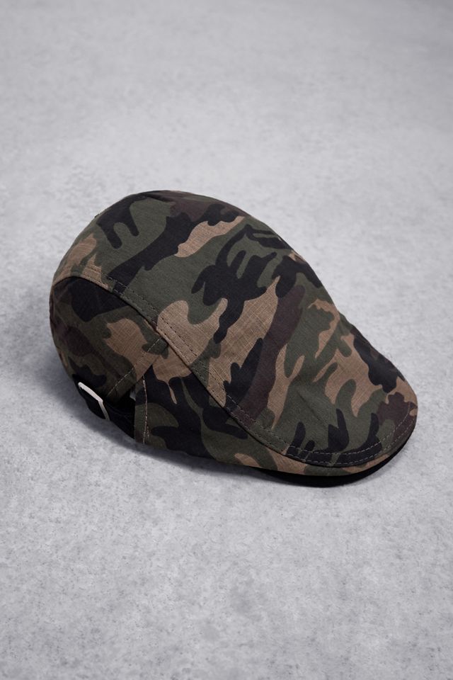 Urban Renewal One-Of-A-Kind Camo Flat Cap #1