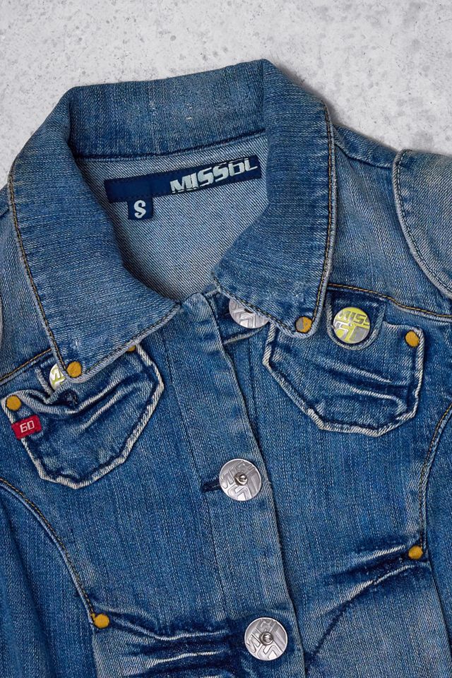 Urban Renewal One-Of-A-Kind Miss Sixty Denim Waistcoat #3