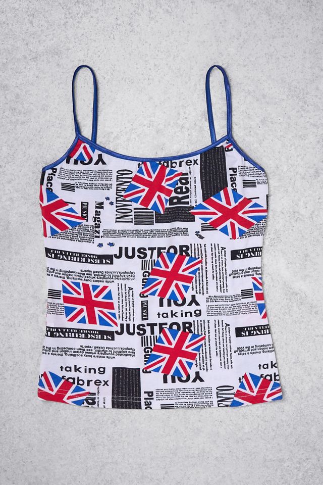 Urban Renewal One-Of-A-Kind Hoolly Woolly Union Jack Cami #2