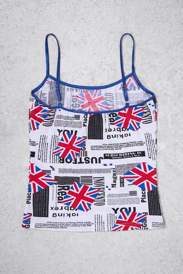 Urban Renewal One-Of-A-Kind Hoolly Woolly Union Jack Cami #4