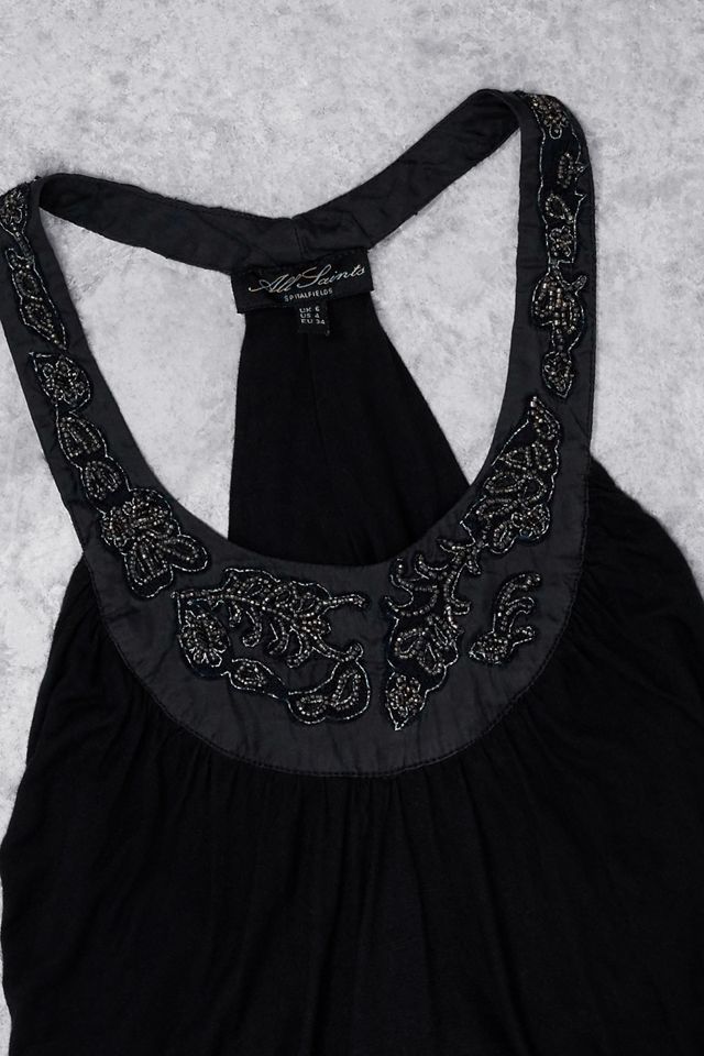Urban Renewal One-Of-A-Kind AllSaints Racerback Iconic Donnatiya Top #1