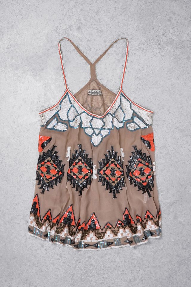 Urban Renewal One-Of-A-Kind AllSaints Embellished Cami Top
