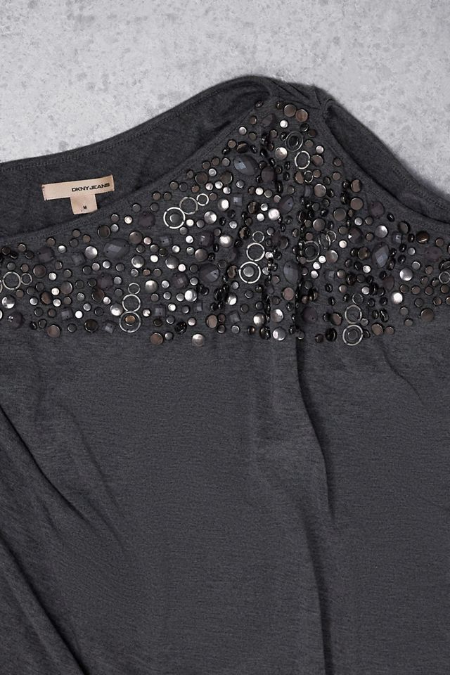 Urban Renewal One-Of-A-Kind DKNY Slouchy Studded Mini Dress #4