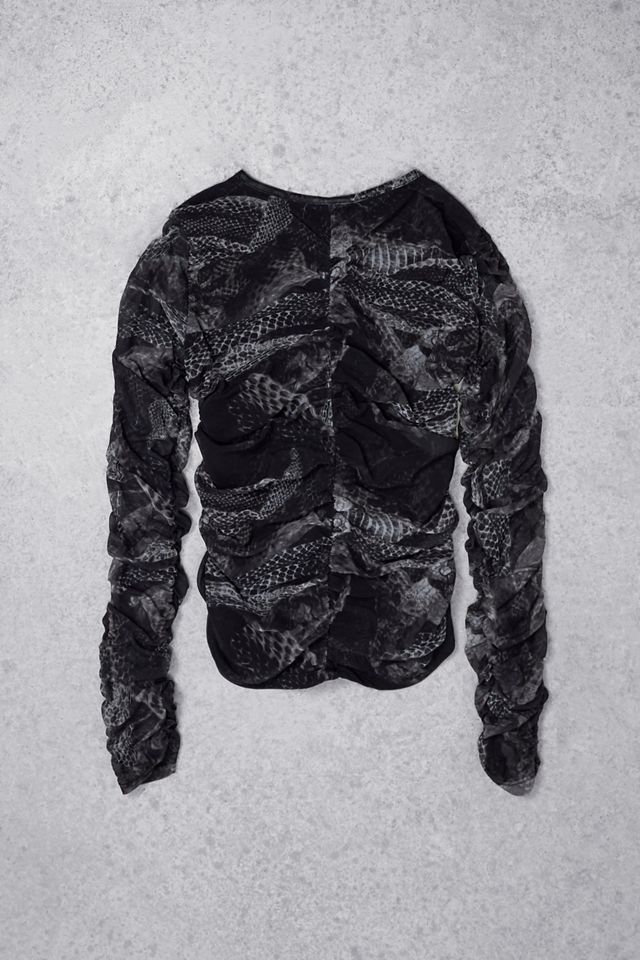 Urban Renewal One-Of-A-Kind AllSaints Snake Long Sleeve Top #2