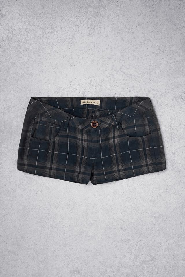 Urban Renewal One-Of-A-Kind BSB Mini Check Shorts