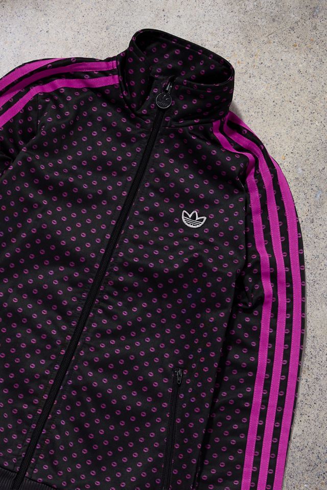 Urban Renewal One-Of-A-Kind adidas Kiss Print Jacket #1