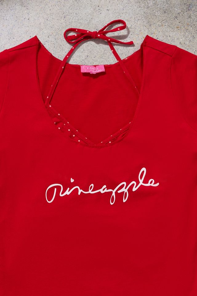 Urban Renewal One-Of-A-Kind Pineapple Red Top #1