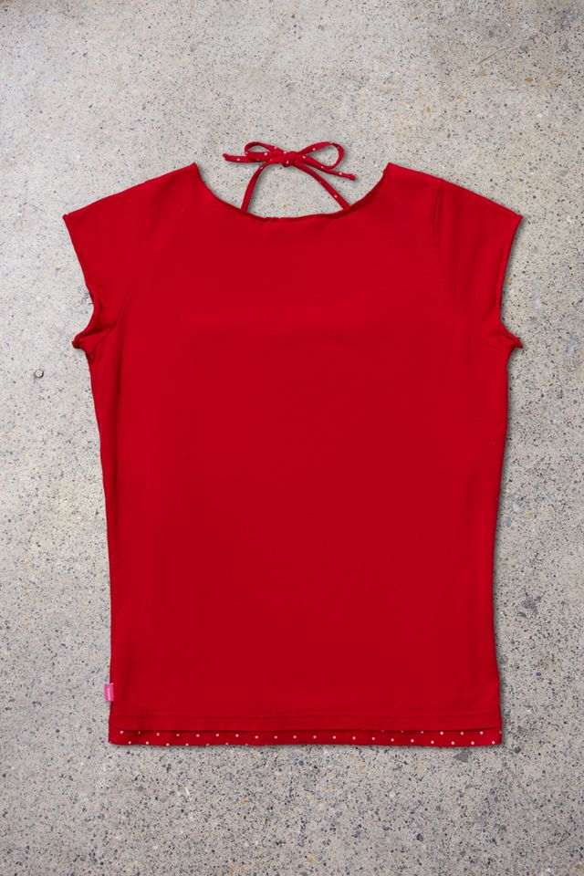 Urban Renewal One-Of-A-Kind Pineapple Red Top #2