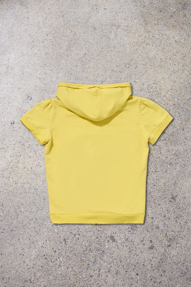 Urban Renewal One-Of-A-Kind Diesel Yellow Short Sleeve Track Top #2