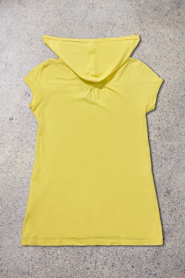 Urban Renewal One-Of-A-Kind Yellow Hooded Top #2