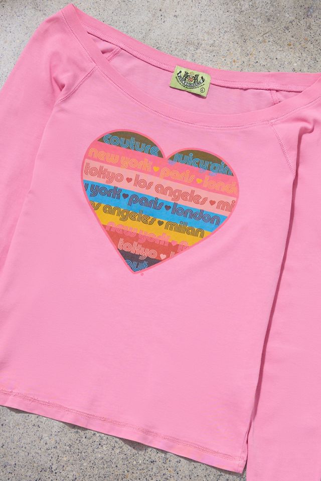 Urban Renewal One-Of-A-Kind Juice Couture Pink Off-Shoulder Top #1