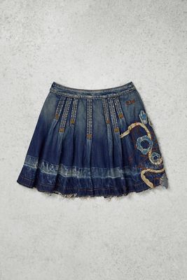 Urban Renewal One-Of-A-Kind H4 Denim Mini Skirt