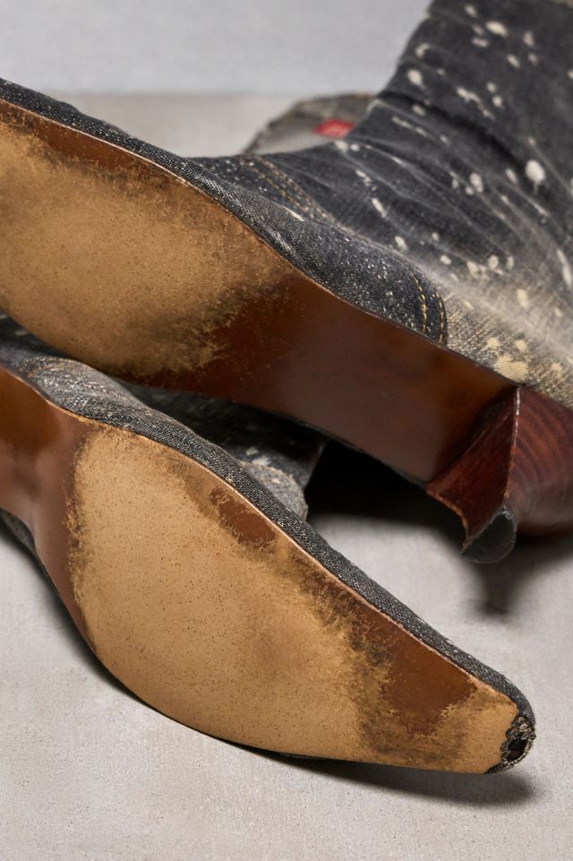 Urban Renewal One-Of-A-Kind Miss Sixty Denim Pointed Toe Boots #2