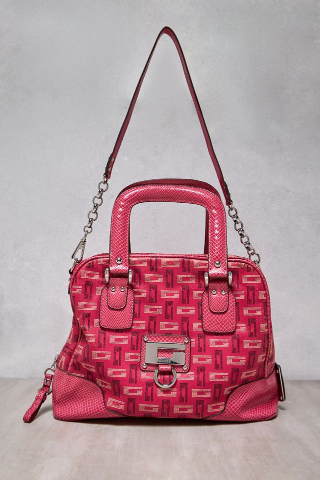 Urban Renewal One-Of-A-Kind Guess Pink Monogram Bag