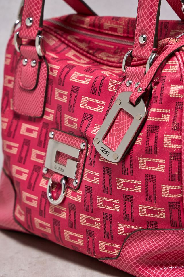 Urban Renewal One-Of-A-Kind Guess Pink Monogram Bag #1