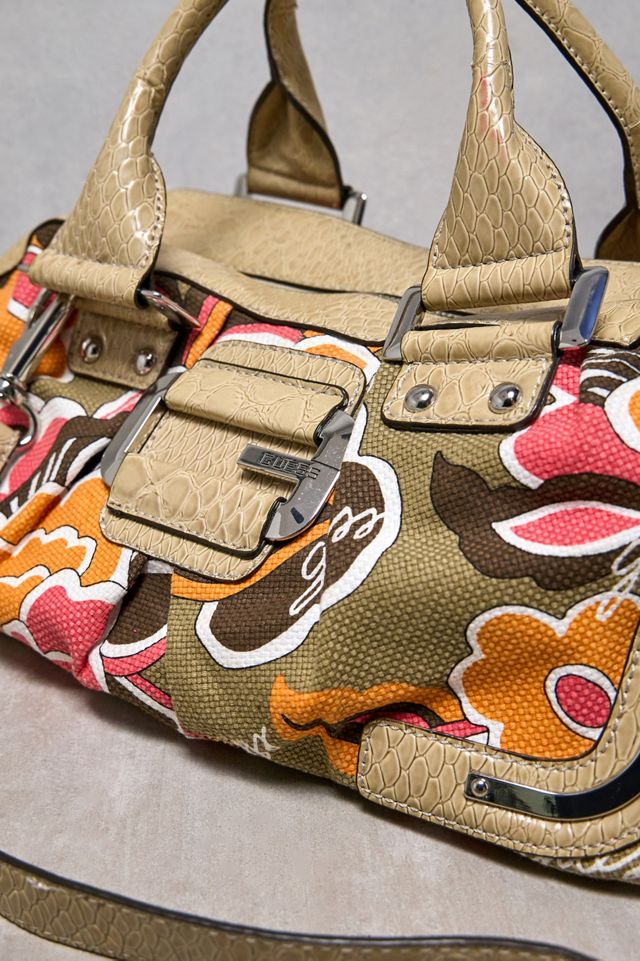 Urban Renewal One-Of-A-Kind Guess Pink Flower Bag  #1