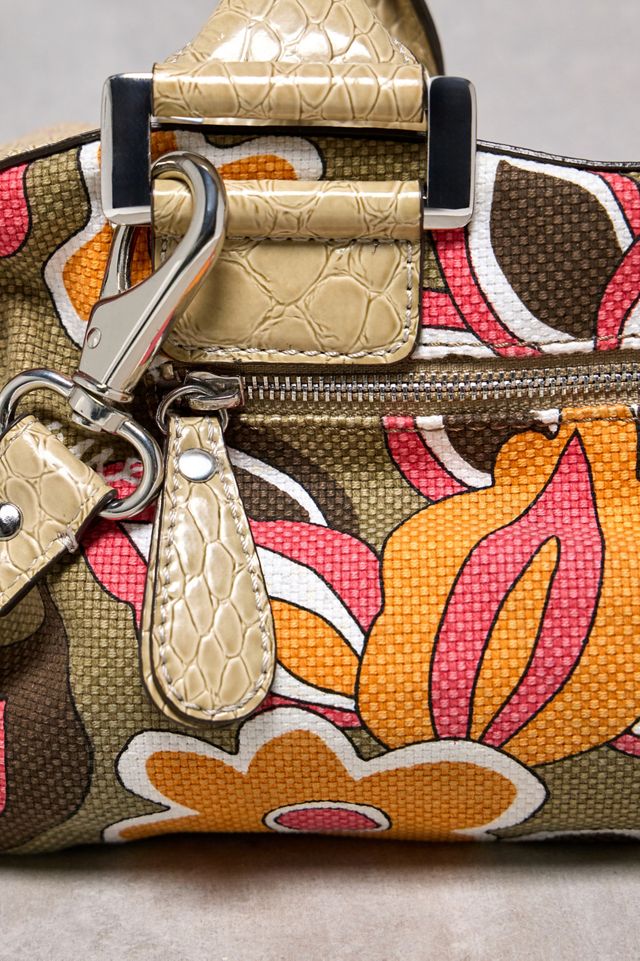 Urban Renewal One-Of-A-Kind Guess Pink Flower Bag  #2