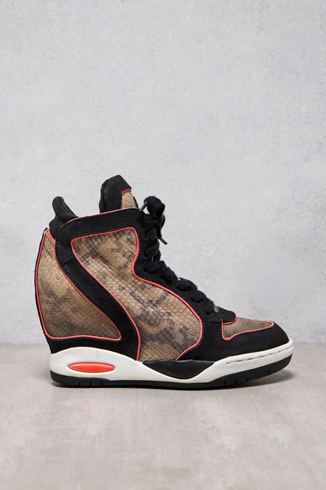 Urban Renewal One-Of-A-Kind Ash Snake Print Wedge Trainers