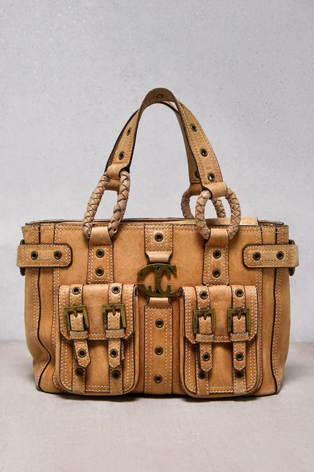 Urban Renewal One-Of-A-Kind Cavalli Tan Leather Handbag
