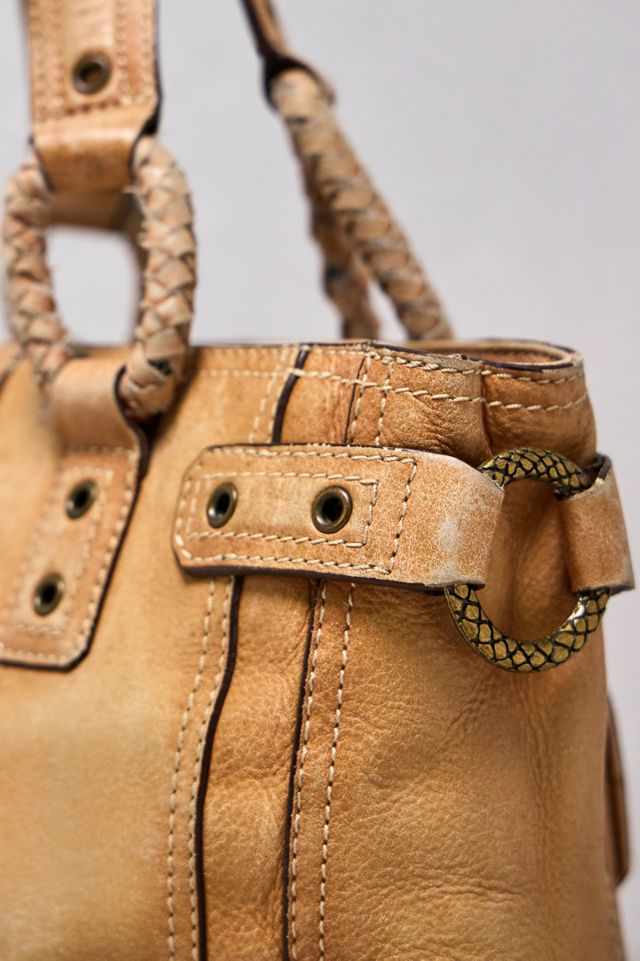 Urban Renewal One-Of-A-Kind Cavalli Tan Leather Handbag #2