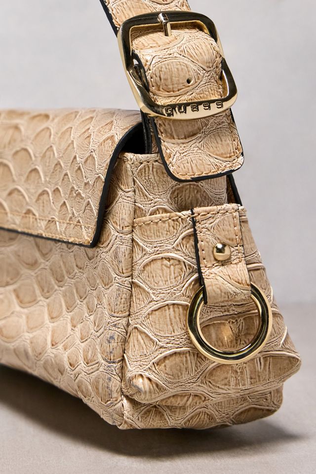 Urban Renewal One-Of-A-Kind Guess Beige Croc Shoulder Bag #2