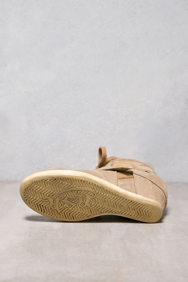 Urban Renewal One-Of-A-Kind Ash Tan Suede Wedge Trainers #2