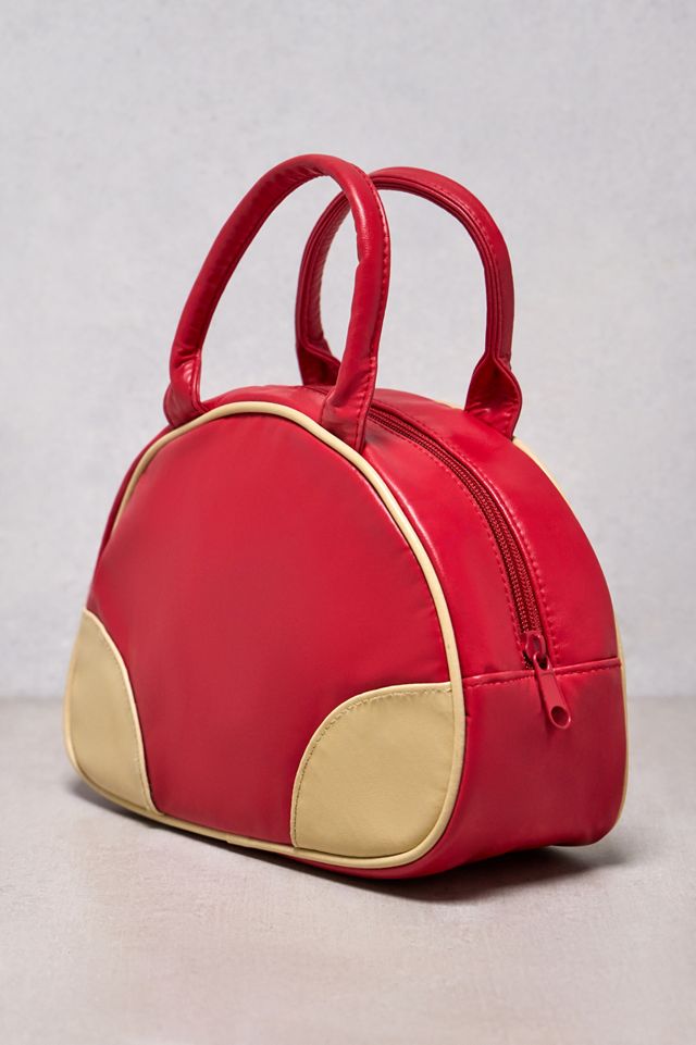 Urban Renewal One-Of-A-Kind DKNY Jeans Red Bowling Bag #2