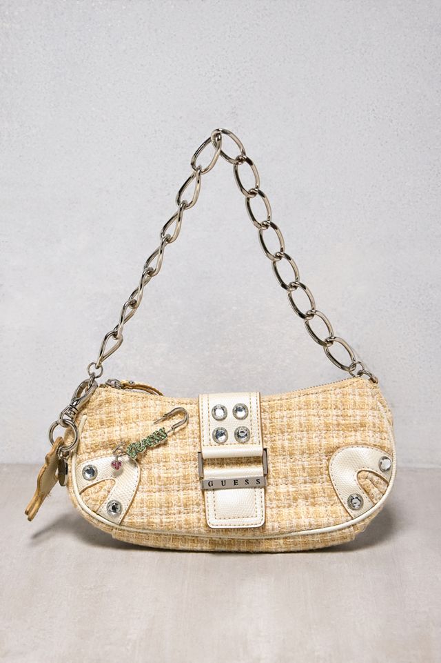 Urban Renewal One-Of-A-Kind Guess Tweed Chain Bag