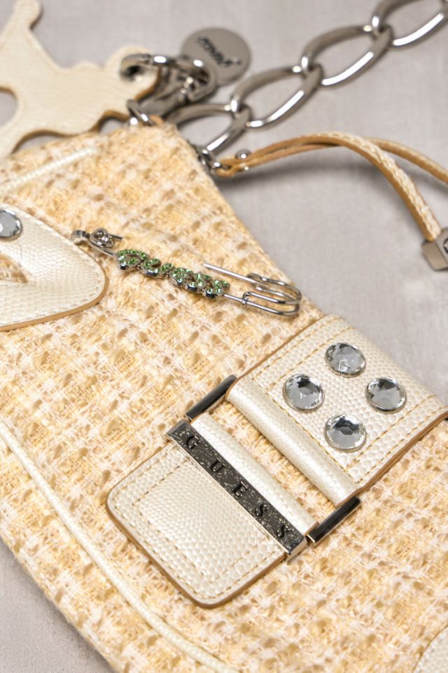 Urban Renewal One-Of-A-Kind Guess Tweed Chain Bag #1