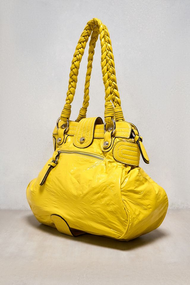 Urban Renewal One-Of-A-Kind Guess Yellow Handbag | Urban Outfitters UK