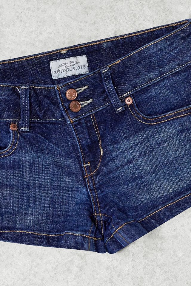 Urban Renewal One-Of-A-Kind Aeropostale Dark Denim Booty Shorts #1
