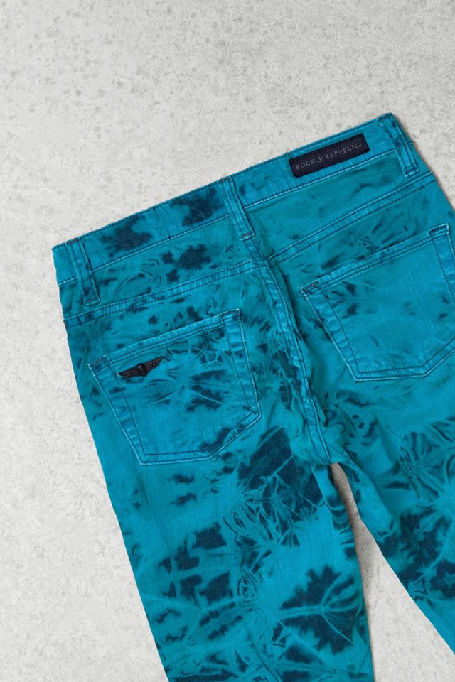 Urban Renewal One-Of-A-Kind Rock & Republic Tie-Dye Jeans #1