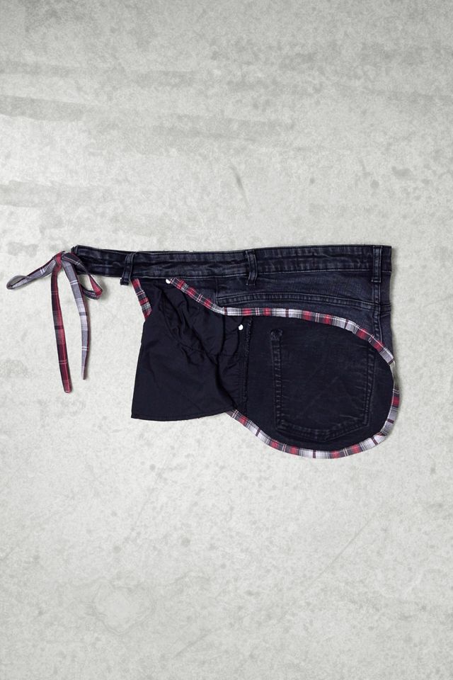 Urban Renewal One-Of-A-Kind x Dearloved Rework Bench Black Denim Belt #3
