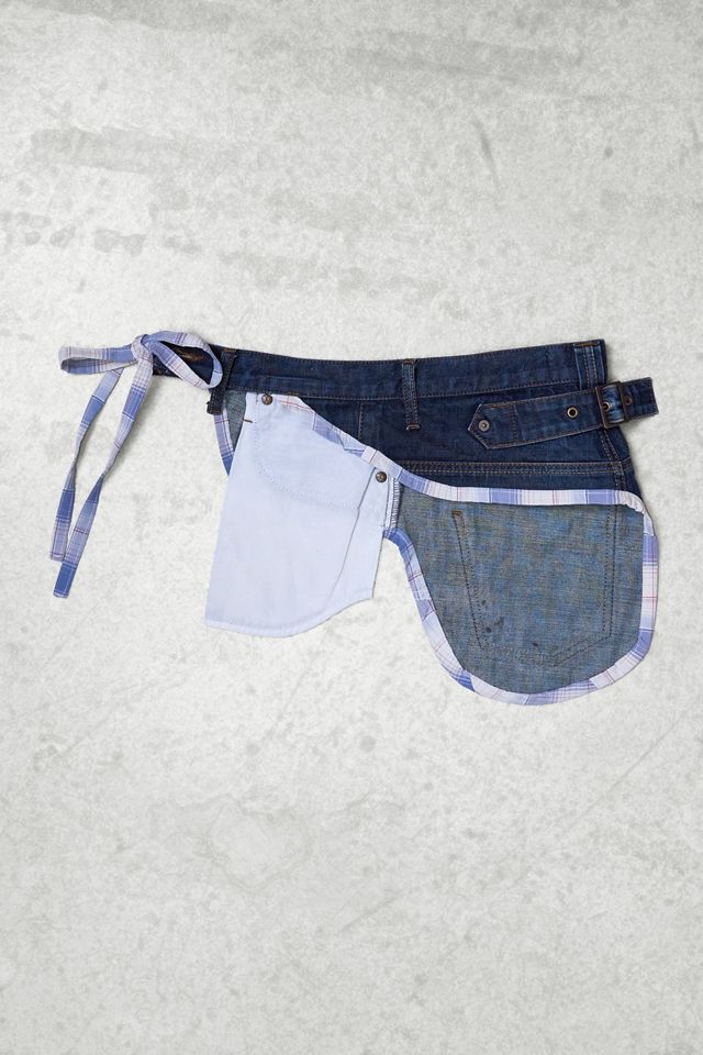 Urban Renewal One-Of-A-Kind x Dearloved Rework Dark Denim Belt Bag #3