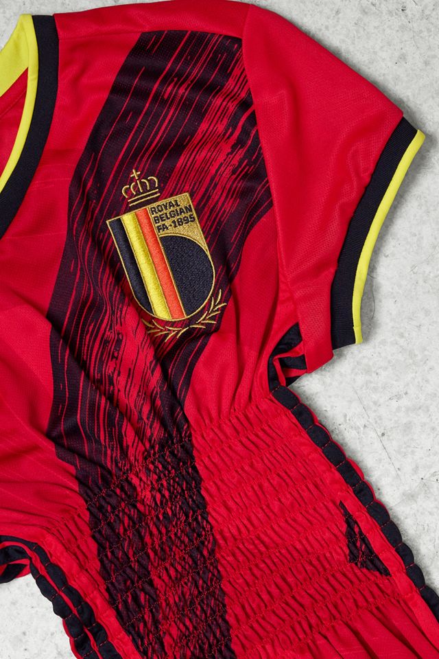 Urban Renewal One-Of-A-Kind x Dearloved Rework Belgium Ruched Football T-Shirt #1