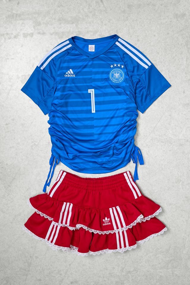 Urban Renewal One-Of-A-Kind x Dearloved Rework Deutscher Tie Side Football T-Shirt #1
