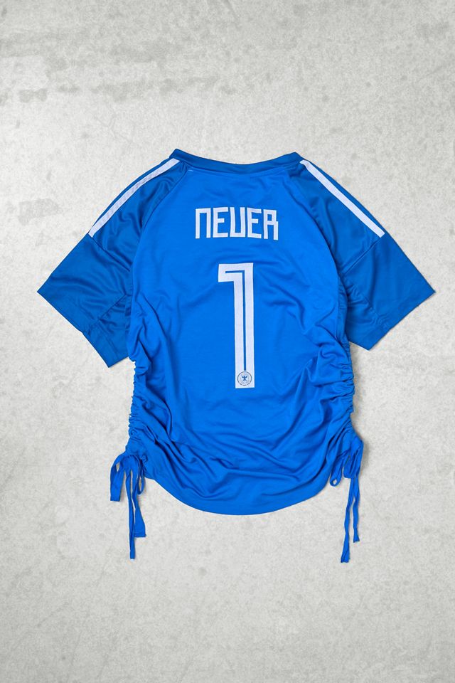 Urban Renewal One-Of-A-Kind x Dearloved Rework Deutscher Tie Side Football T-Shirt #3