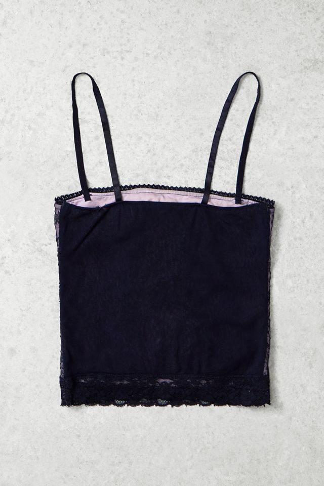 One-Of-A-Kind x Pixie Collective Whimsy Goth Pink Lace Overlay Cami #2