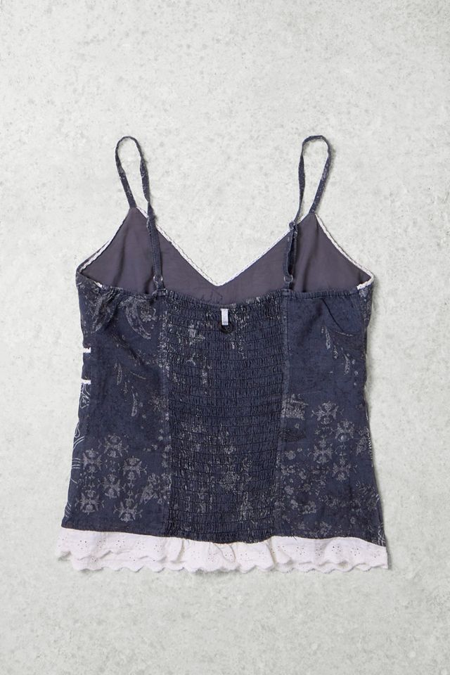 One-Of-A-Kind x Pixie Collective Whimsy Goth LOVE & LOVE Embroidered Floral Print Cami #2
