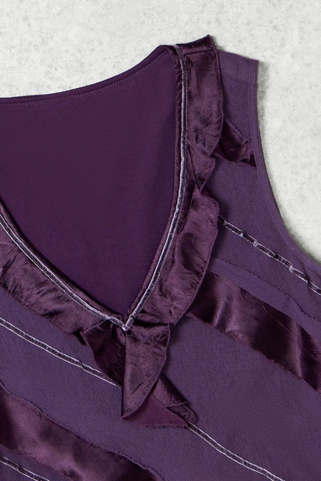 One-Of-A-Kind x Pixie Collective Whimsy Goth Purple Asymmetric Top #1