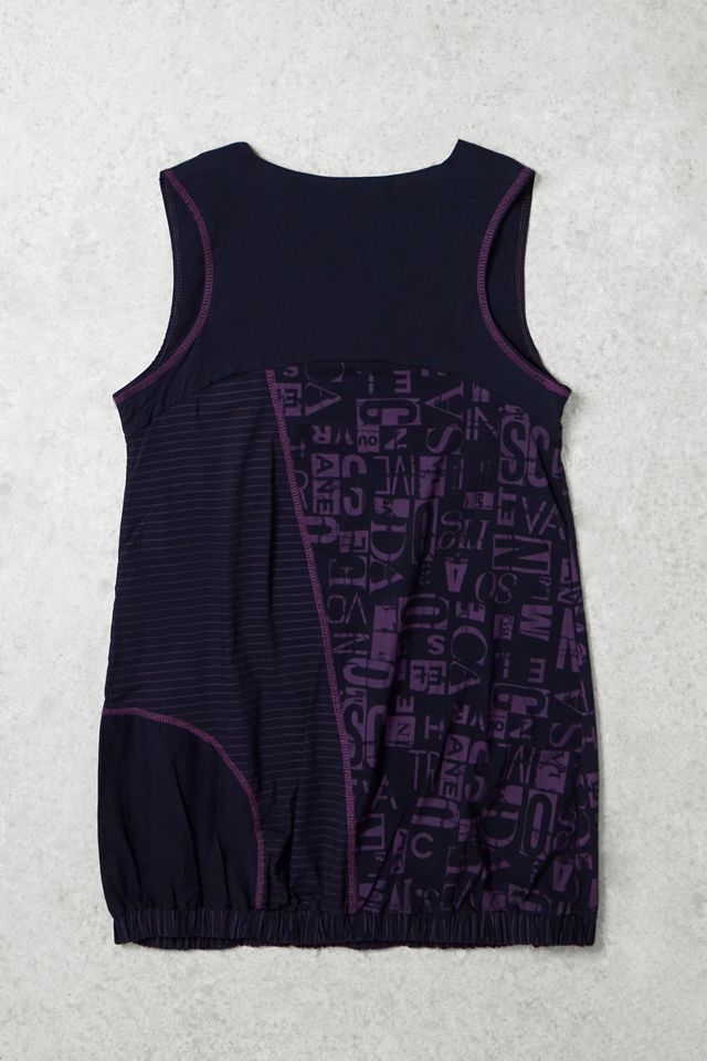 One-Of-A-Kind x Pixie Collective Whimsy Goth Kiabi Black & Purple Graphic Print Tunic #2