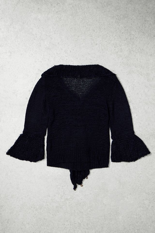 One-Of-A-Kind x Pixie Collective Whimsy Goth Shine Girl Black Knit Top #2