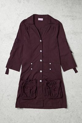 One-Of-A-Kind x Pixie Collective Whimsy Goth Modo Brown 3/4 Sleeve Dress