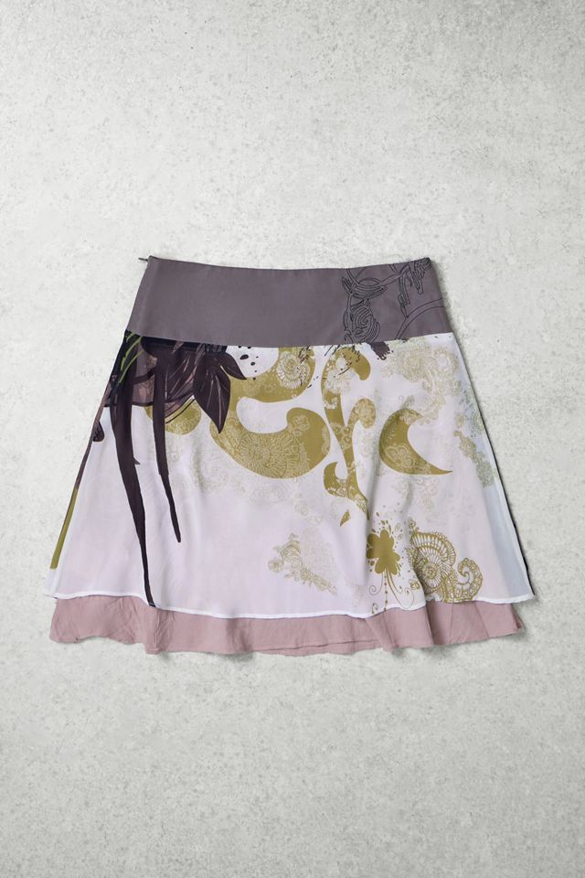 One-Of-A-Kind x Pixie Collective Whimsy Goth St Martins Mesh Printed Mini Skirt #2